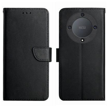 HT02 For Honor Magic5 Lite 5G / X9a 5G Genuine Leather Phone Case Wallet Stand Cell Phone Case