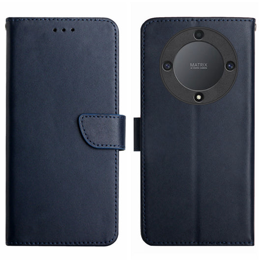 HT02 For Honor Magic5 Lite 5G / X9a 5G Genuine Leather Phone Case Wallet Stand Cell Phone Case