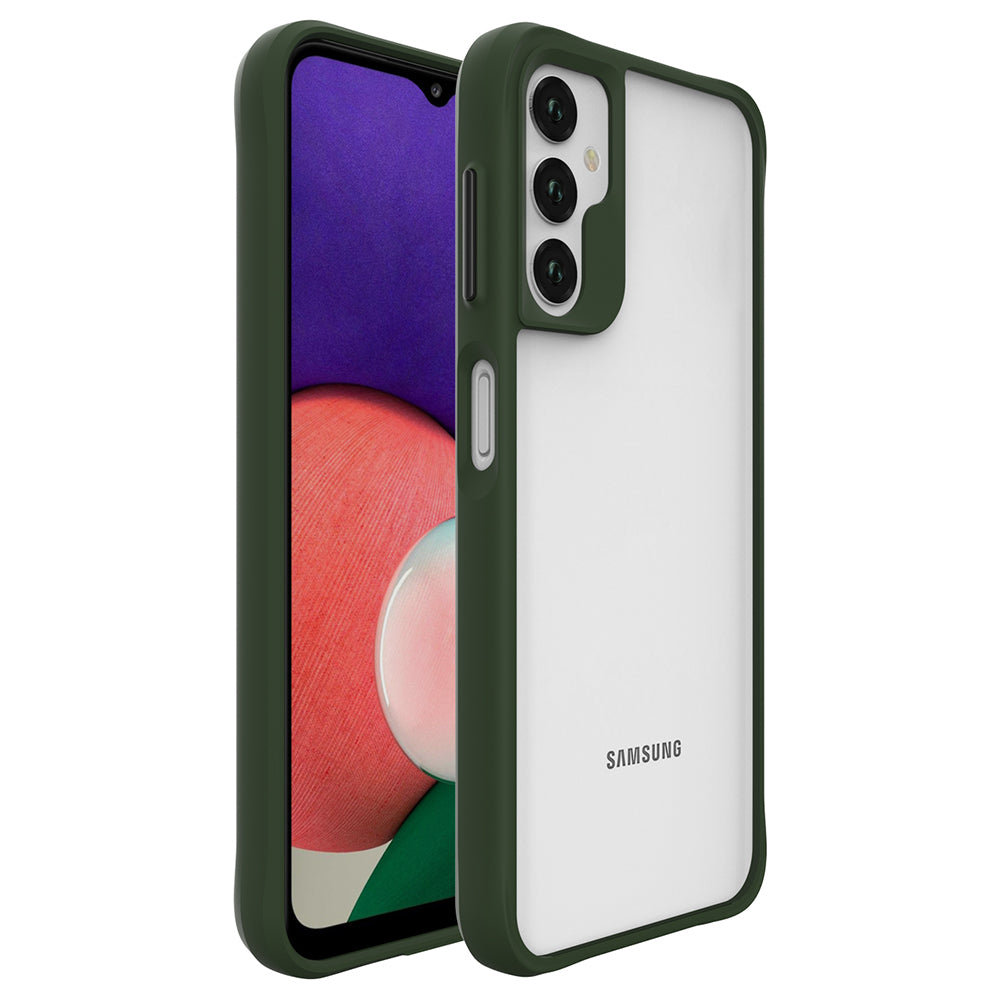Combat X Mode for Samsung Galaxy A24 4G Transparent Phone Case TPU + PC Shockproof Protective Cover