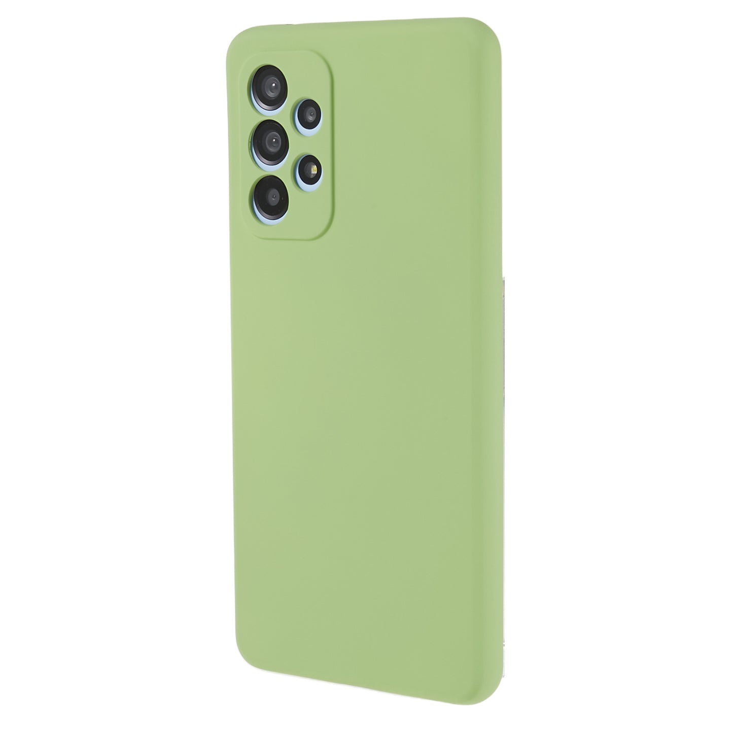 For Samsung Galaxy A13 4G Fiber Lining TPU Phone Case Rubberized Surface Shockproof Phone Cover