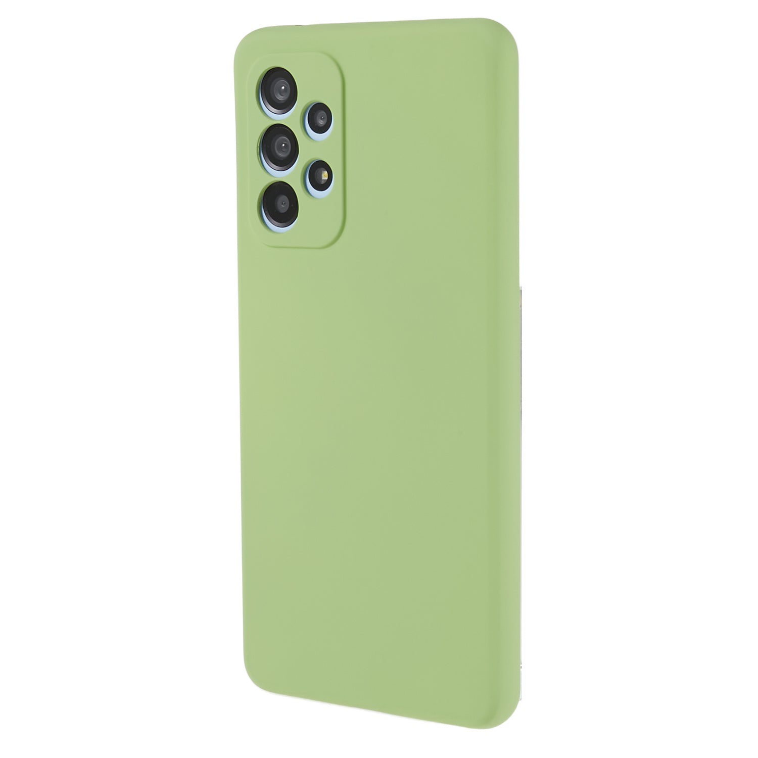 For Samsung Galaxy A13 4G Fiber Lining TPU Phone Case Rubberized Surface Shockproof Phone Cover