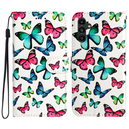 For Samsung Galaxy A34 5G Wallet Phone Case PU Leather Pattern Printing Stand Flip Cover