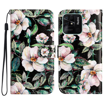 For Xiaomi Redmi 10C 4G PU Leather Wallet Flip Cover Pattern Printing Folding Stand Phone Case