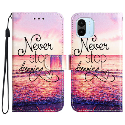 For Xiaomi Redmi A1 4G / A2 4G Phone Case PU Leather Pattern Printing Stand Wallet Flip Cover