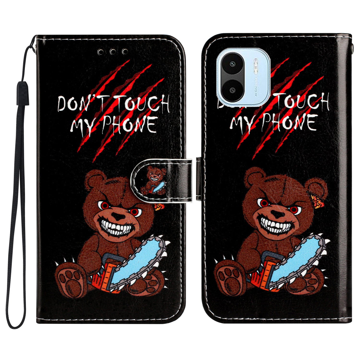 For Xiaomi Redmi A1 4G / A2 4G Phone Case PU Leather Pattern Printing Stand Wallet Flip Cover