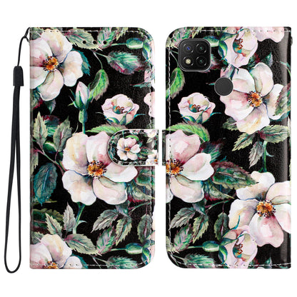 PU Leather Case for Xiaomi Redmi 10A , Magnetic Closure Pattern Printing Stand Wallet Phone Cover