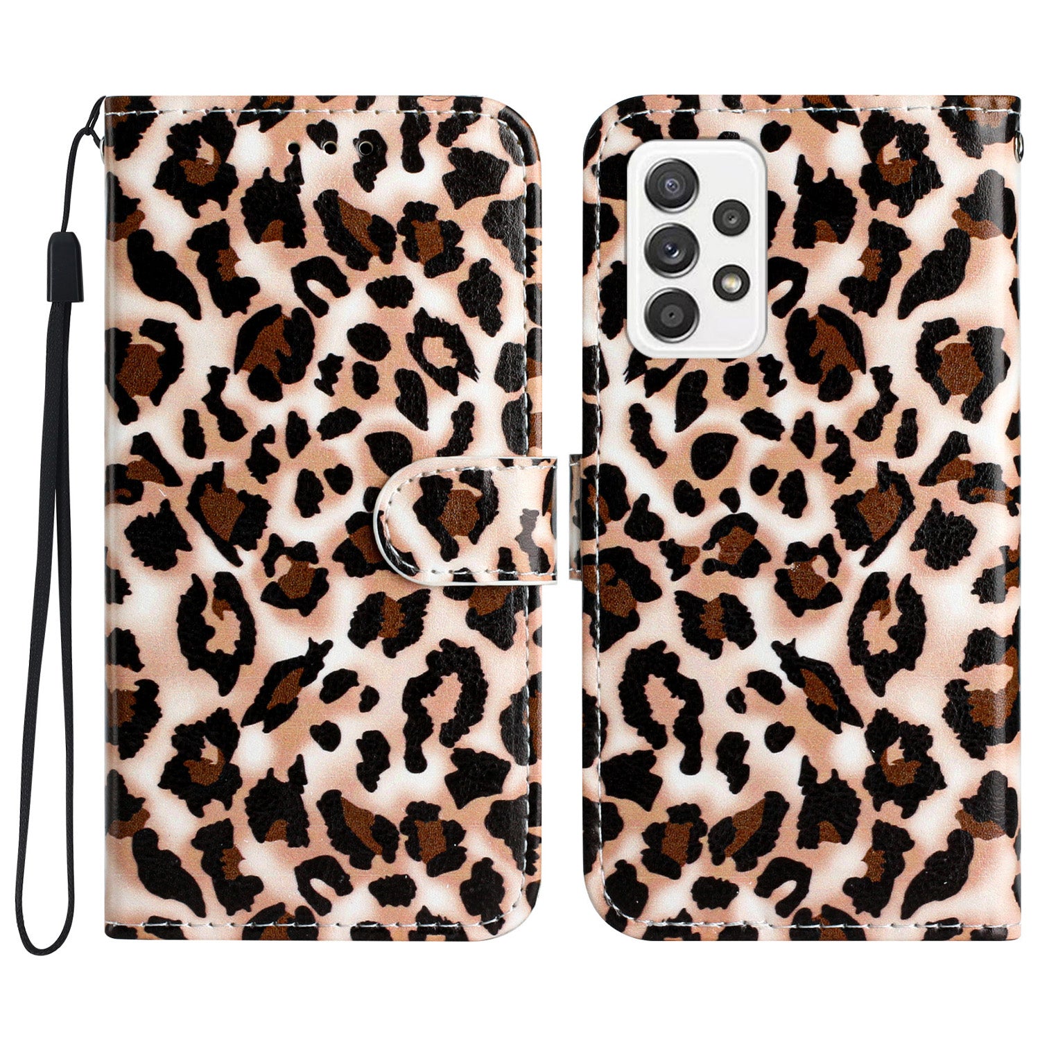 For Samsung Galaxy A23 5G (Global Version) Wallet Phone Case PU Leather Pattern Printing Stand Flip Cover