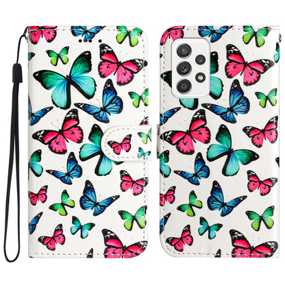 For Samsung Galaxy A23 5G (Global Version) Wallet Phone Case PU Leather Pattern Printing Stand Flip Cover
