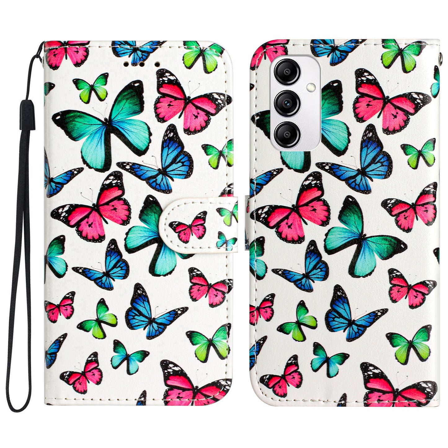 Wallet Case for Samsung Galaxy A14 5G , PU Leather Pattern Printing Handbag Stand Flip Phone Cover