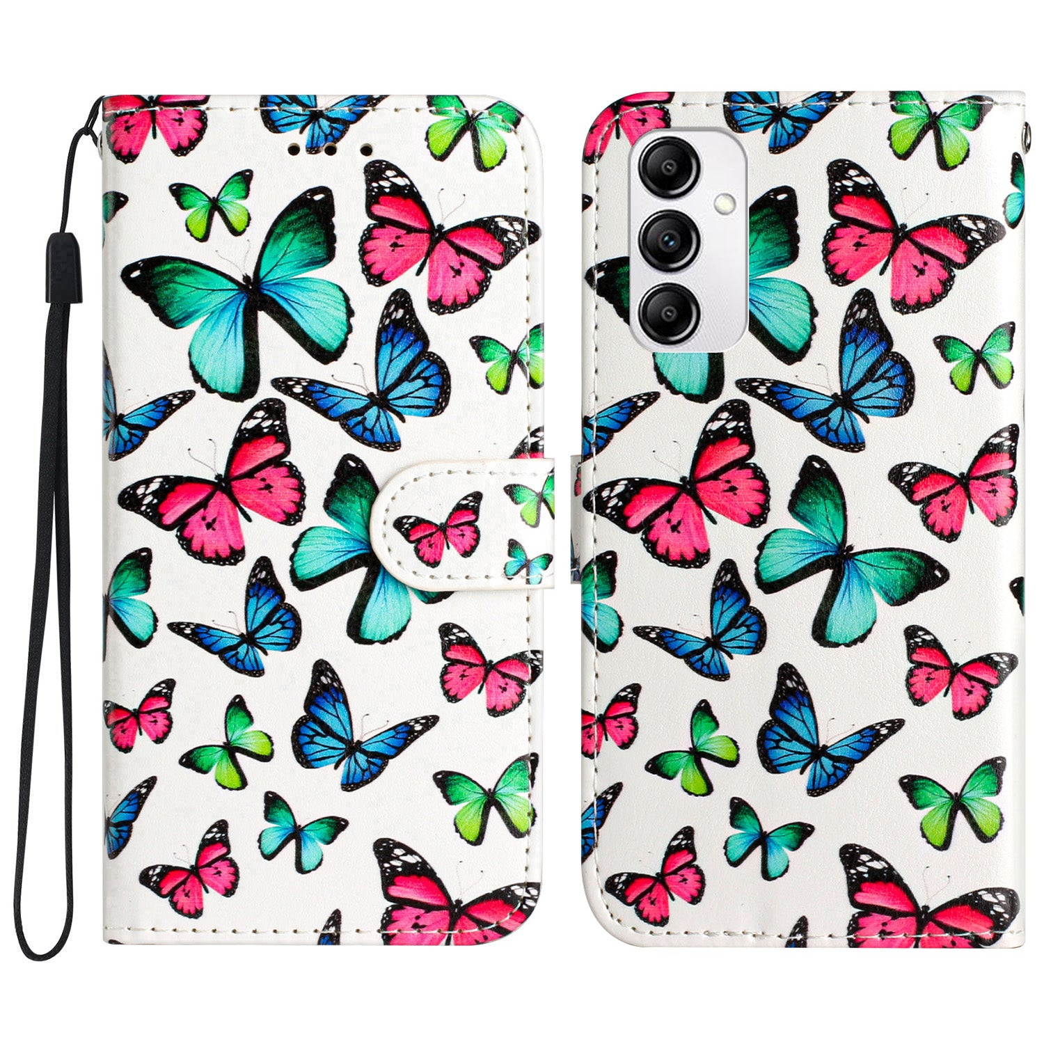 Wallet Case for Samsung Galaxy A14 5G , PU Leather Pattern Printing Handbag Stand Flip Phone Cover