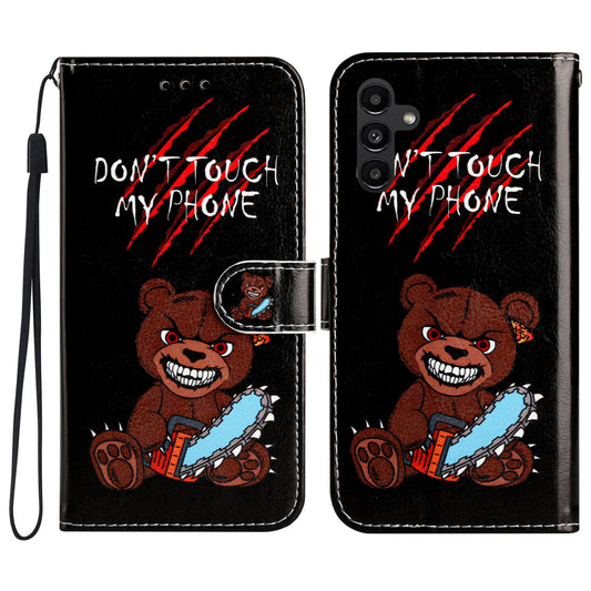 For Samsung Galaxy A54 5G PU Leather Flip Case Wallet Stand Feature Pattern Printing Phone Cover