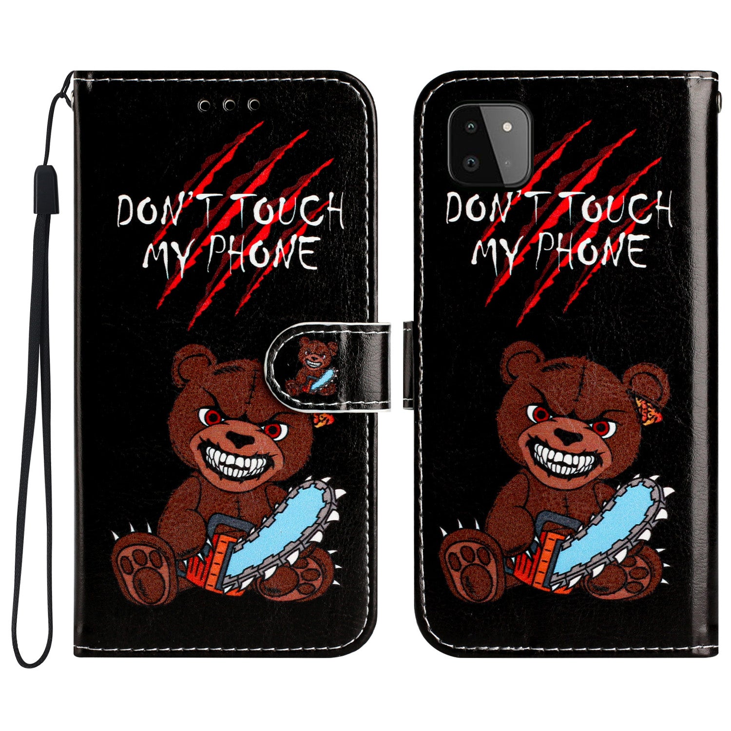 For Samsung Galaxy A22 5G (EU Version) Leather Wallet Full Protection Phone Case Pattern Printing Stand Cover