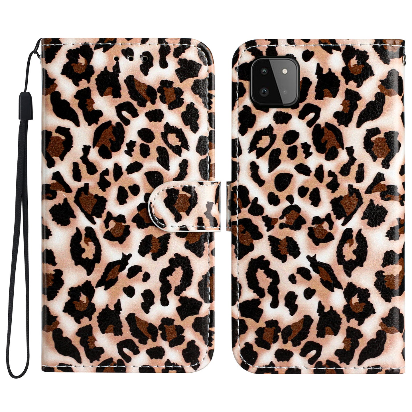For Samsung Galaxy A22 5G (EU Version) Leather Wallet Full Protection Phone Case Pattern Printing Stand Cover