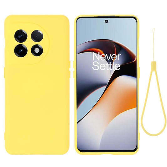 For OnePlus Ace 2 5G / 11R 5G Liquid Silicone Phone Case Anti-Scratch Slim Cover