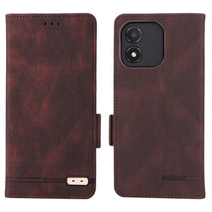 For Honor X5 4G Hardware Decor Leather Phone Case Stand Wallet Protective Phone Cover