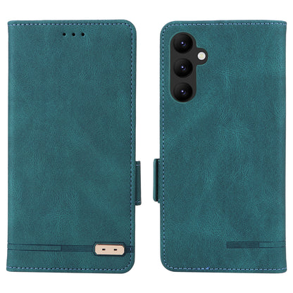 For Samsung Galaxy A24 4G Cell Phone Case Hardware Decor PU Leather Stand Wallet Phone Cover