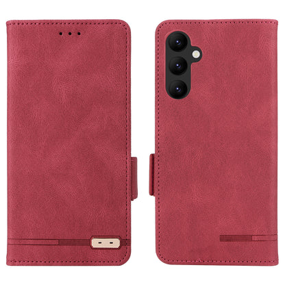 For Samsung Galaxy A24 4G Cell Phone Case Hardware Decor PU Leather Stand Wallet Phone Cover