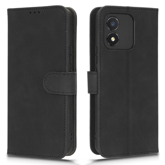 For Honor X5 4G Skin-touch Leather Phone Stand Case Wallet Cell Phone Cover
