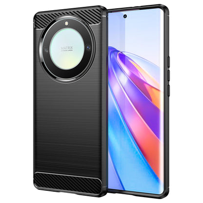 For Honor X9a 5G / X40 5G / Magic5 Lite 5G Carbon Fiber Texture Phone TPU Case Brushed Phone Cover