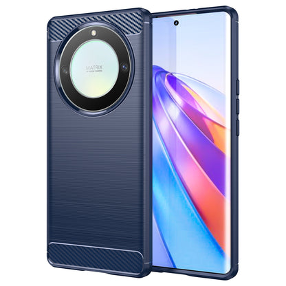 For Honor X9a 5G / X40 5G / Magic5 Lite 5G Carbon Fiber Texture Phone TPU Case Brushed Phone Cover