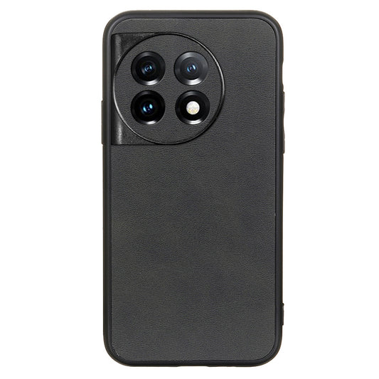 For OnePlus Ace 2 5G / 11R 5G Cell Phone Case PC+TPU+PU Leather Cowhide Texture Back Cover