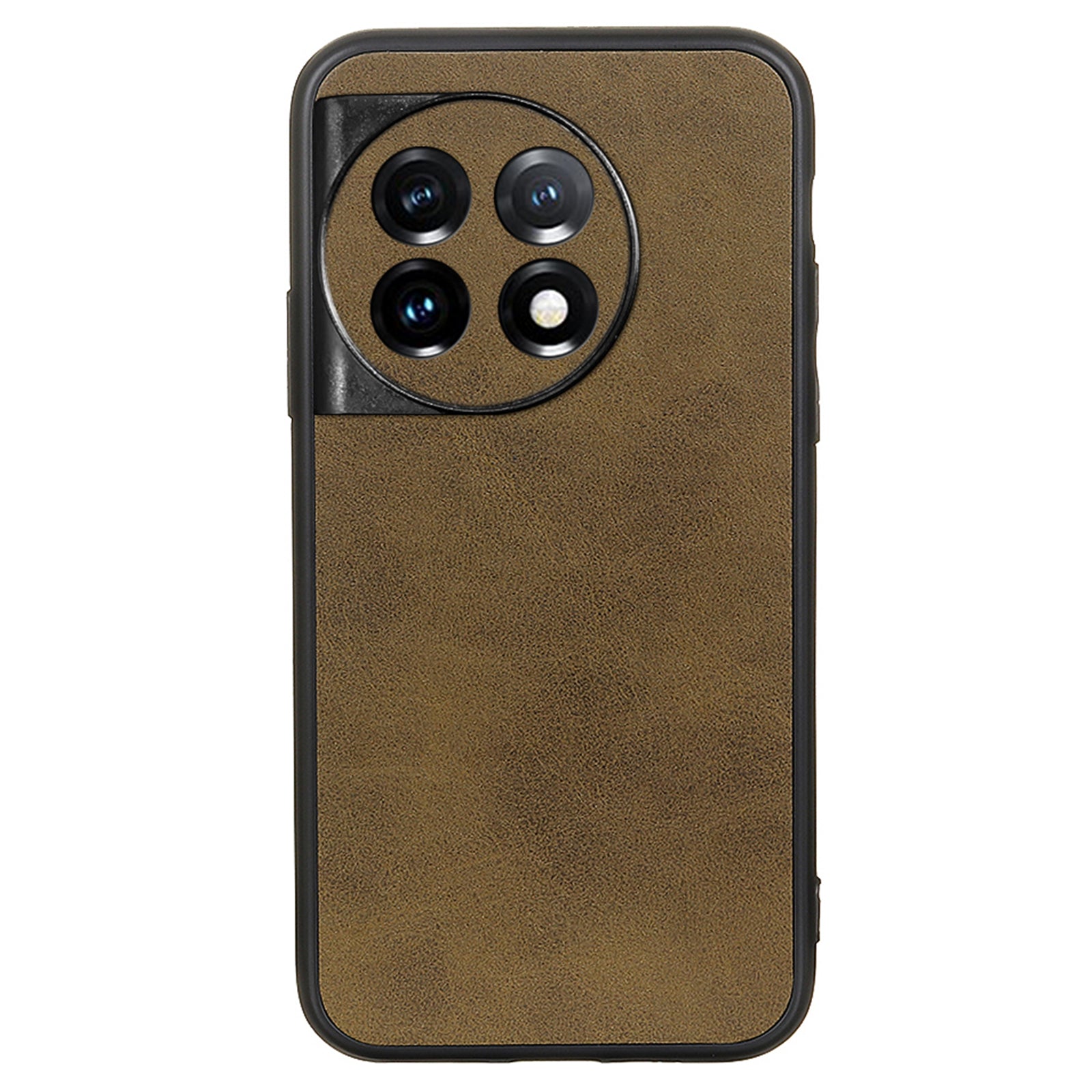 For OnePlus Ace 2 5G / 11R 5G Cell Phone Case PC+TPU+PU Leather Cowhide Texture Back Cover