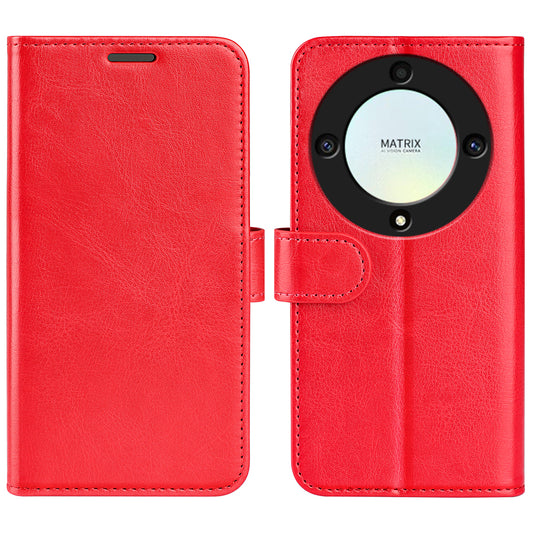 Stand Wallet Phone Case for Honor X9a 5G Crazy Horse Texture Anti-drop Leather Phone Cover
