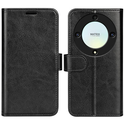 Stand Wallet Phone Case for Honor X9a 5G Crazy Horse Texture Anti-drop Leather Phone Cover