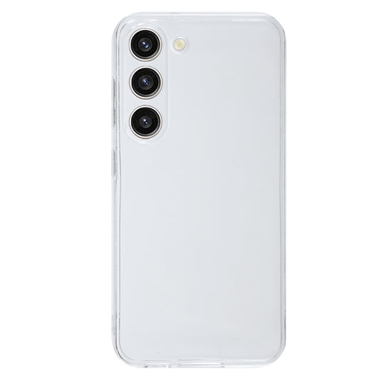 For Samsung Galaxy S23+ Transparent TPU Phone Case Watermark-free 2.0mm Shockproof Cell Phone Cover