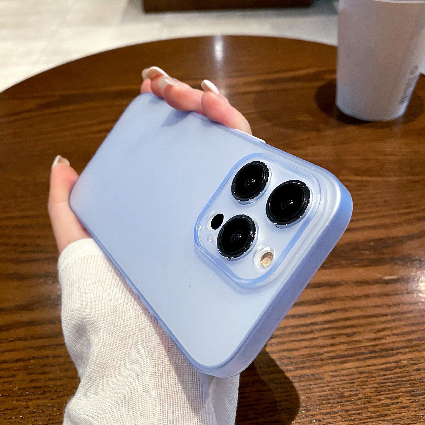 Slim Phone Case for iPhone 13 Pro 6.1 inch Shockproof Cover Precise Cutout Matte TPU Case