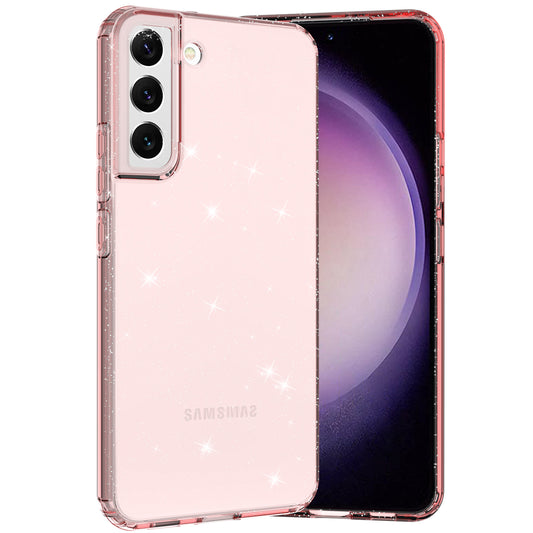 For Samsung Galaxy S23 Glitter Powder Phone Cover Clear Thickened TPU Phone Case