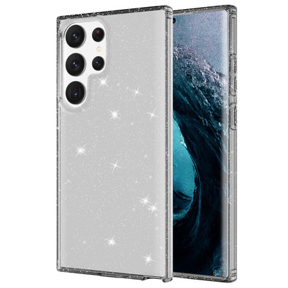 For Samsung Galaxy S23 Ultra Phone Case Thickened Glitter Powder Clear TPU Phone Cover