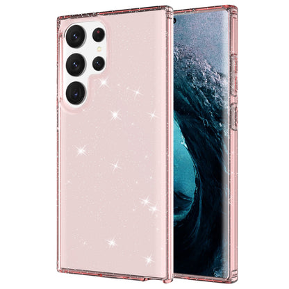 For Samsung Galaxy S23 Ultra Phone Case Thickened Glitter Powder Clear TPU Phone Cover