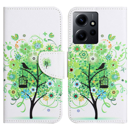 For Xiaomi Redmi Note 12 4G Stand Phone Leather Case Wallet Pattern Printing Phone Cover