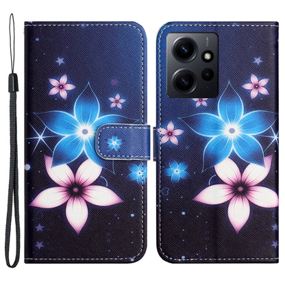 For Xiaomi Redmi Note 12 4G PU Leather Wallet Phone Case 3D Pattern Printing Phone Stand Cover