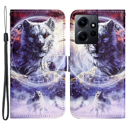 For Xiaomi Redmi Note 12 4G PU Leather Wallet Phone Case 3D Pattern Printing Phone Stand Cover
