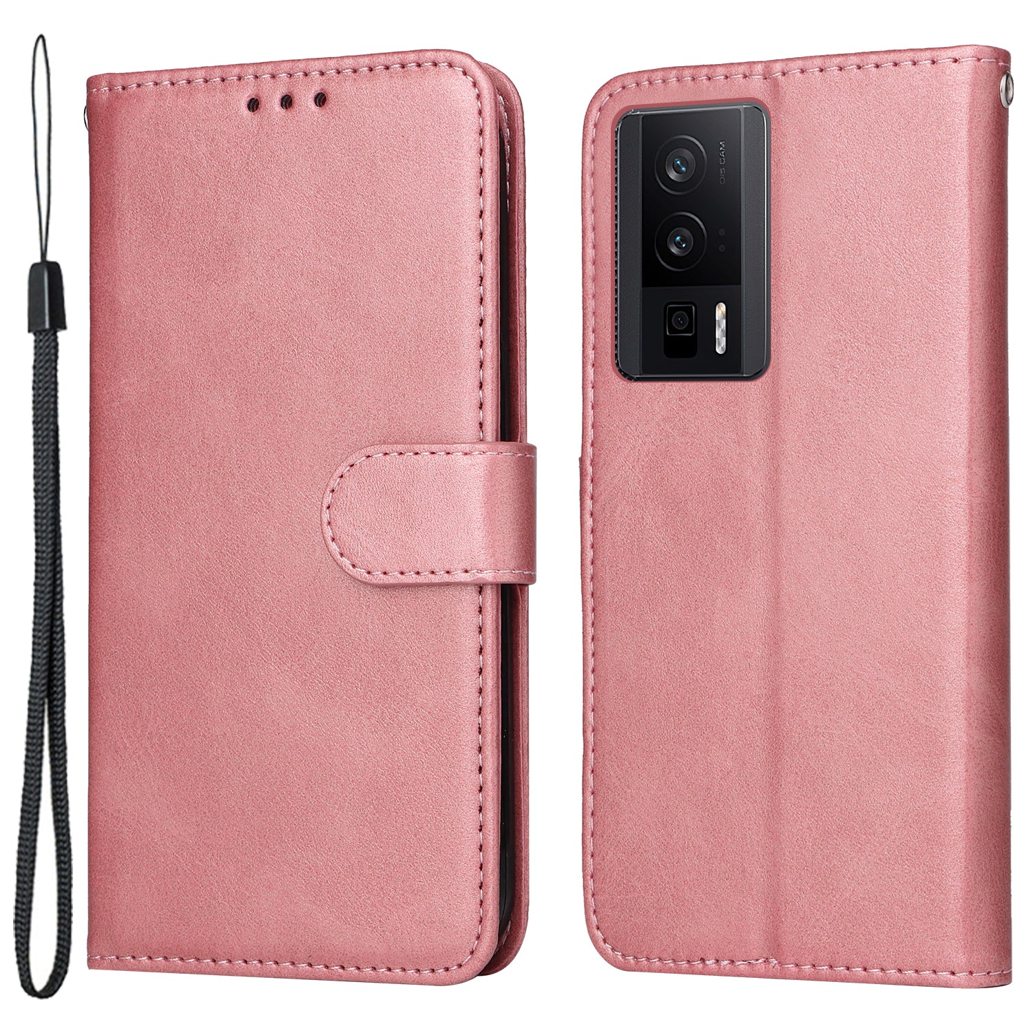 For Xiaomi Poco F5 Pro 5G / Redmi K60 Pro 5G / K60 5G Leather Shockproof Phone Case Calf Texture Stand Wallet Smartphone Cover