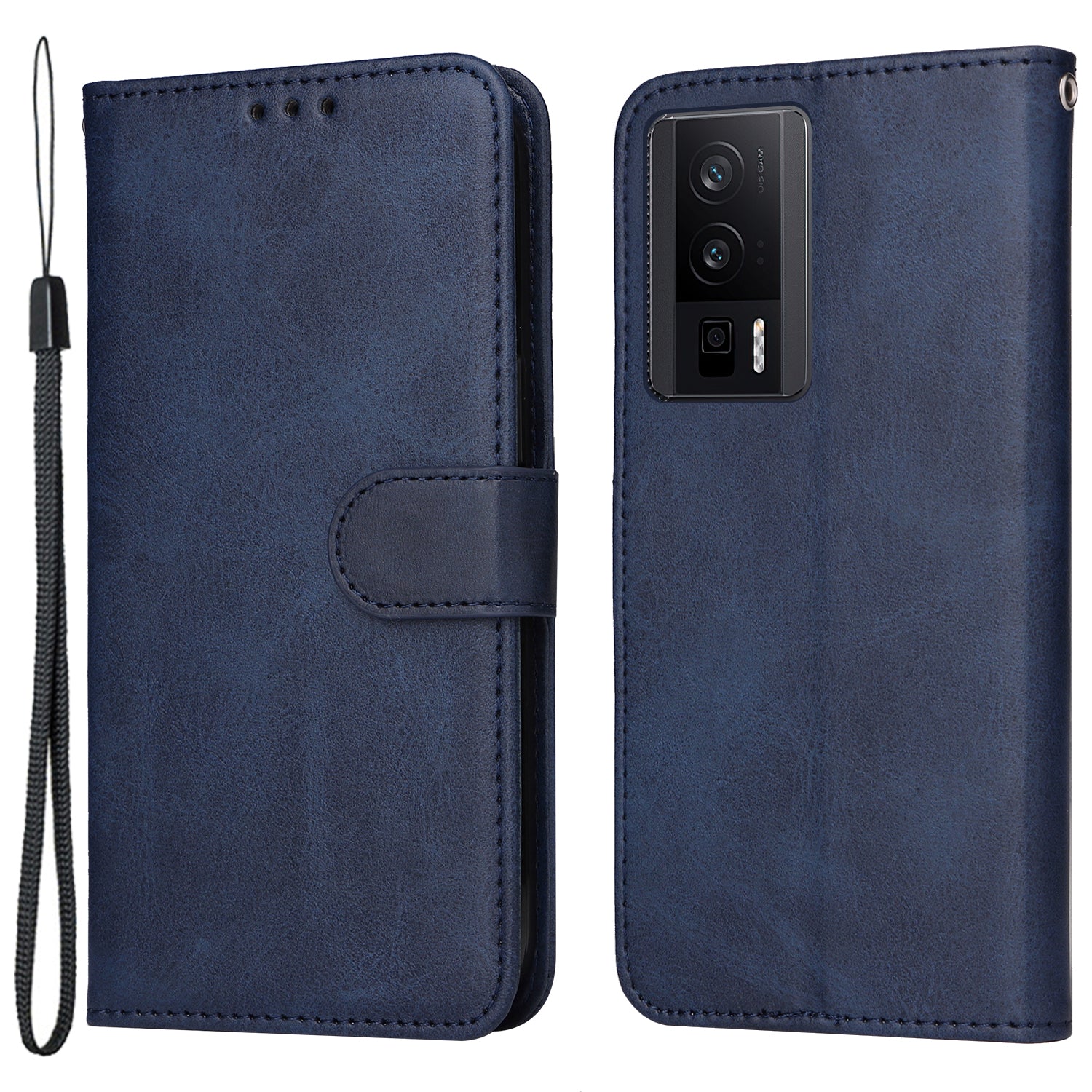 For Xiaomi Poco F5 Pro 5G / Redmi K60 Pro 5G / K60 5G Leather Shockproof Phone Case Calf Texture Stand Wallet Smartphone Cover