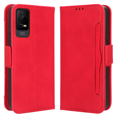For TCL Ion X PU Leather Phone Case Multiple Card Slots Mobile Phone Cover with Wallet Stand