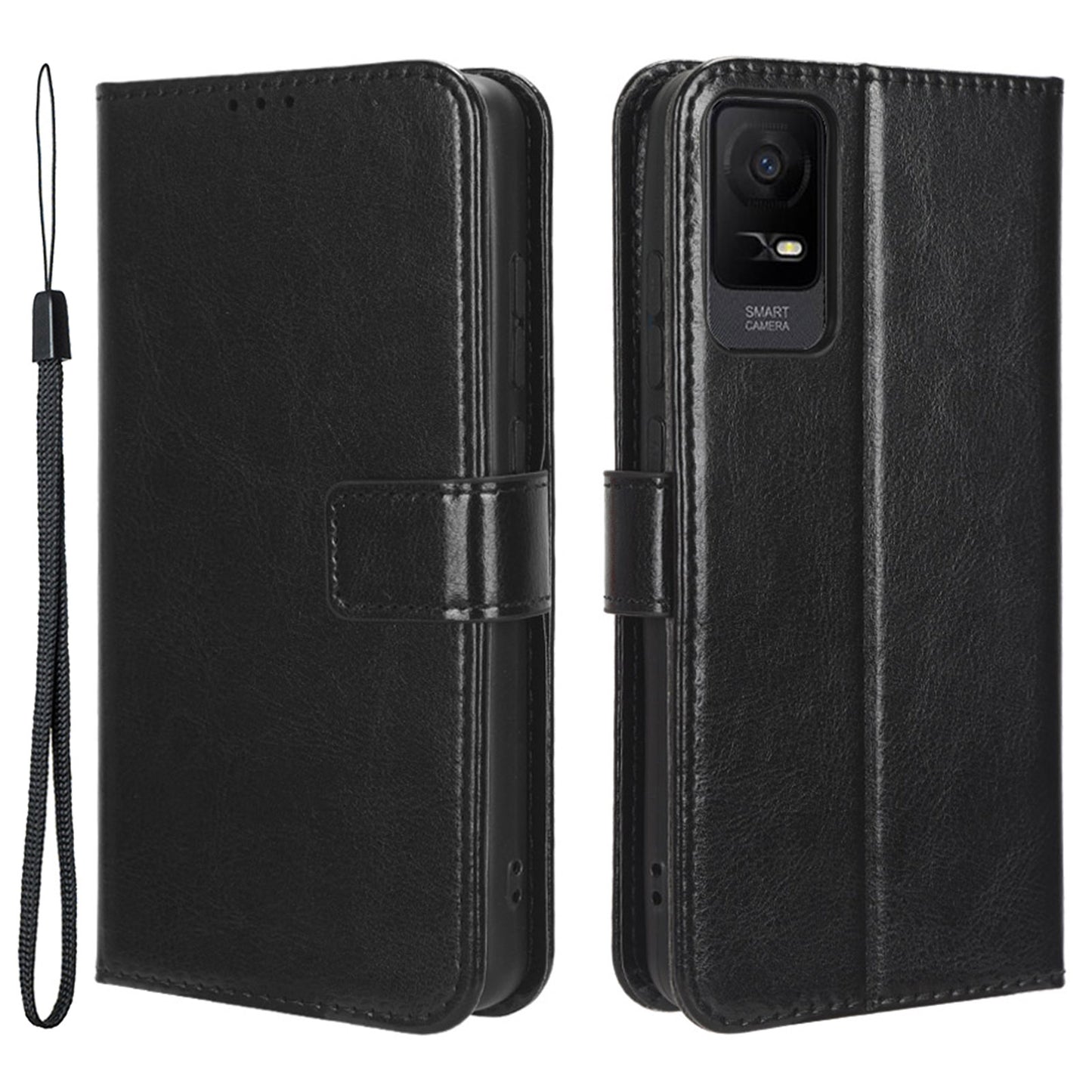 PU Leather Phone Case for TCL Ion X , Crazy Horse Texture Stand Phone Wallet Cover