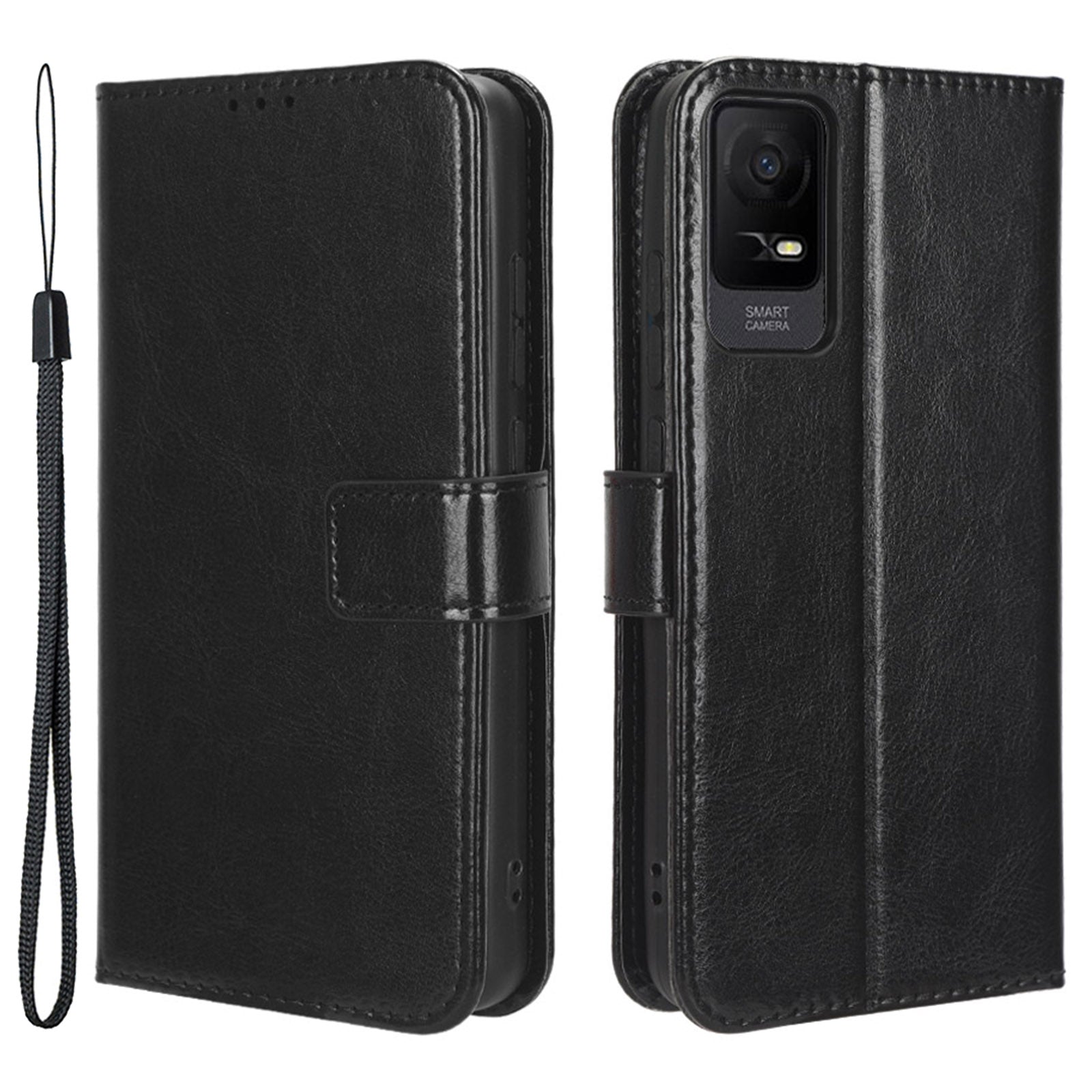 PU Leather Phone Case for TCL Ion X , Crazy Horse Texture Stand Phone Wallet Cover