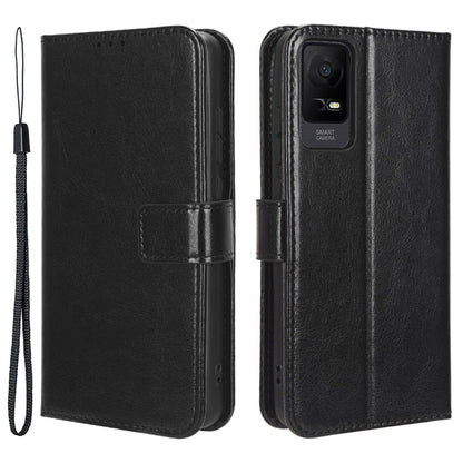 PU Leather Phone Case for TCL Ion X , Crazy Horse Texture Stand Phone Wallet Cover