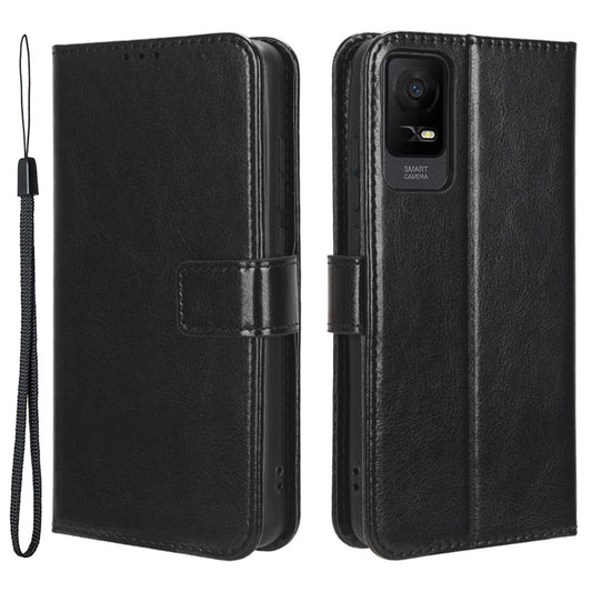 PU Leather Phone Case for TCL Ion X , Crazy Horse Texture Stand Phone Wallet Cover