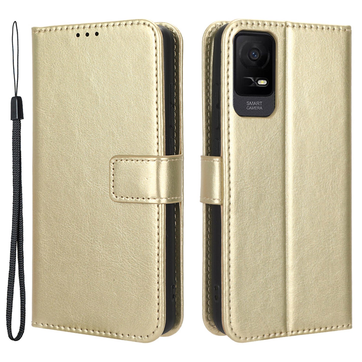 PU Leather Phone Case for TCL Ion X , Crazy Horse Texture Stand Phone Wallet Cover