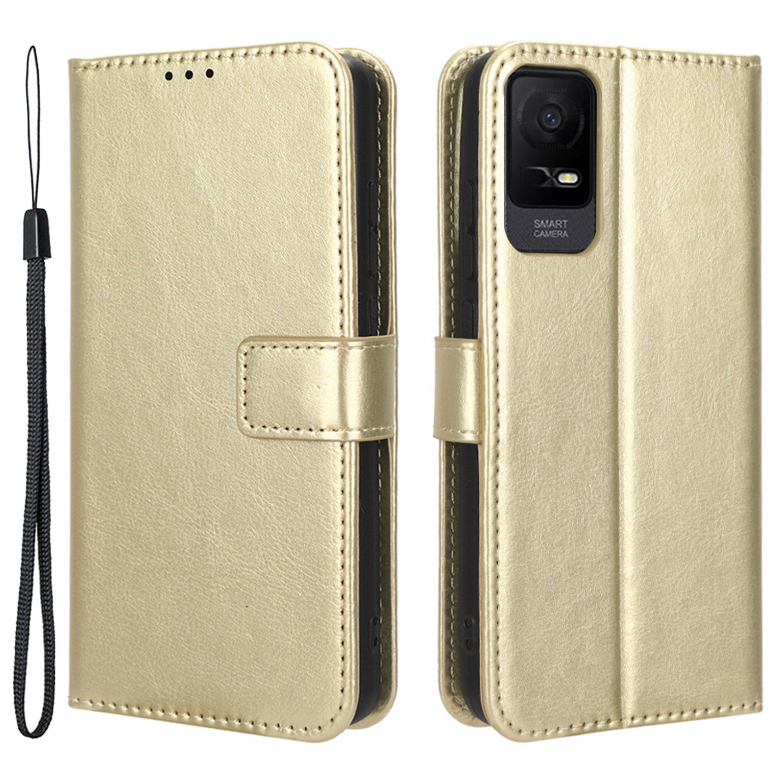 PU Leather Phone Case for TCL Ion X , Crazy Horse Texture Stand Phone Wallet Cover