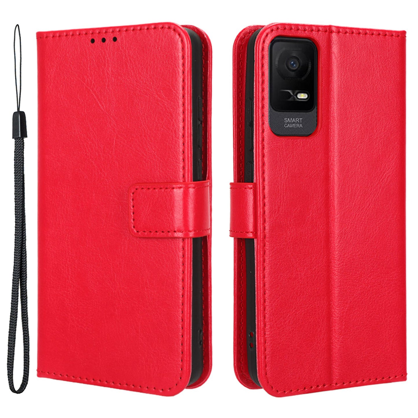 PU Leather Phone Case for TCL Ion X , Crazy Horse Texture Stand Phone Wallet Cover