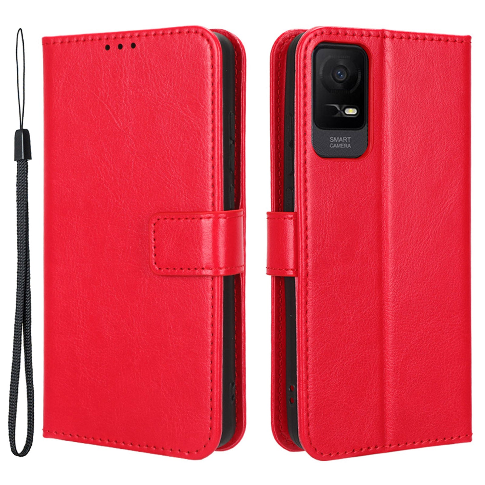 PU Leather Phone Case for TCL Ion X , Crazy Horse Texture Stand Phone Wallet Cover