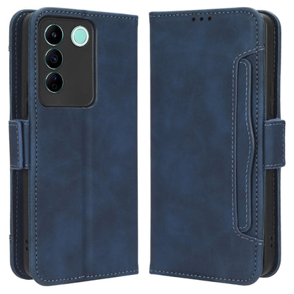 For vivo V27e 4G / S16e 5G PU Leather Wallet Case Multiple Card Slots Stand Phone Cover