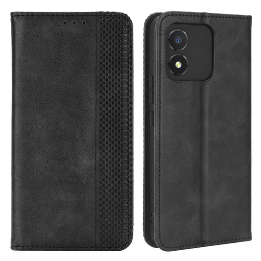 For Honor X5 4G Smartphone Case PU Leather Vintage Stand Wallet Folio Flip Phone Cover
