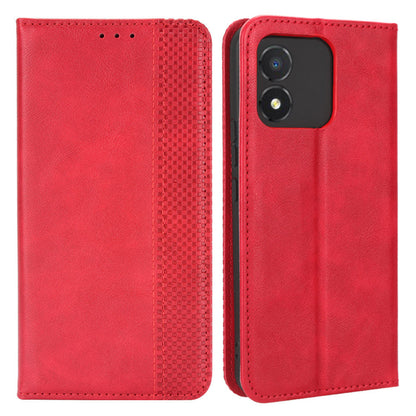 For Honor X5 4G Smartphone Case PU Leather Vintage Stand Wallet Folio Flip Phone Cover